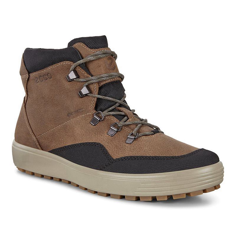 Men Boots Ecco Soft 7 Tred M - Outdoor Brown - India EBQTJP214